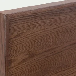 Tête de lit en chêne massif L168cm - bois foncé