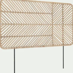 Tête de lit en rotin et acier - L150cm