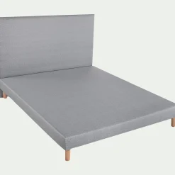 Tête de lit en tissu L160cm - gris
