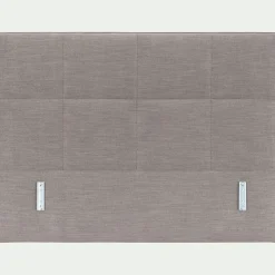 Tête de lit en tissu L154xl111cm - gris