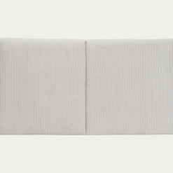 Tête de lit en velours côtelé 190cm - beige