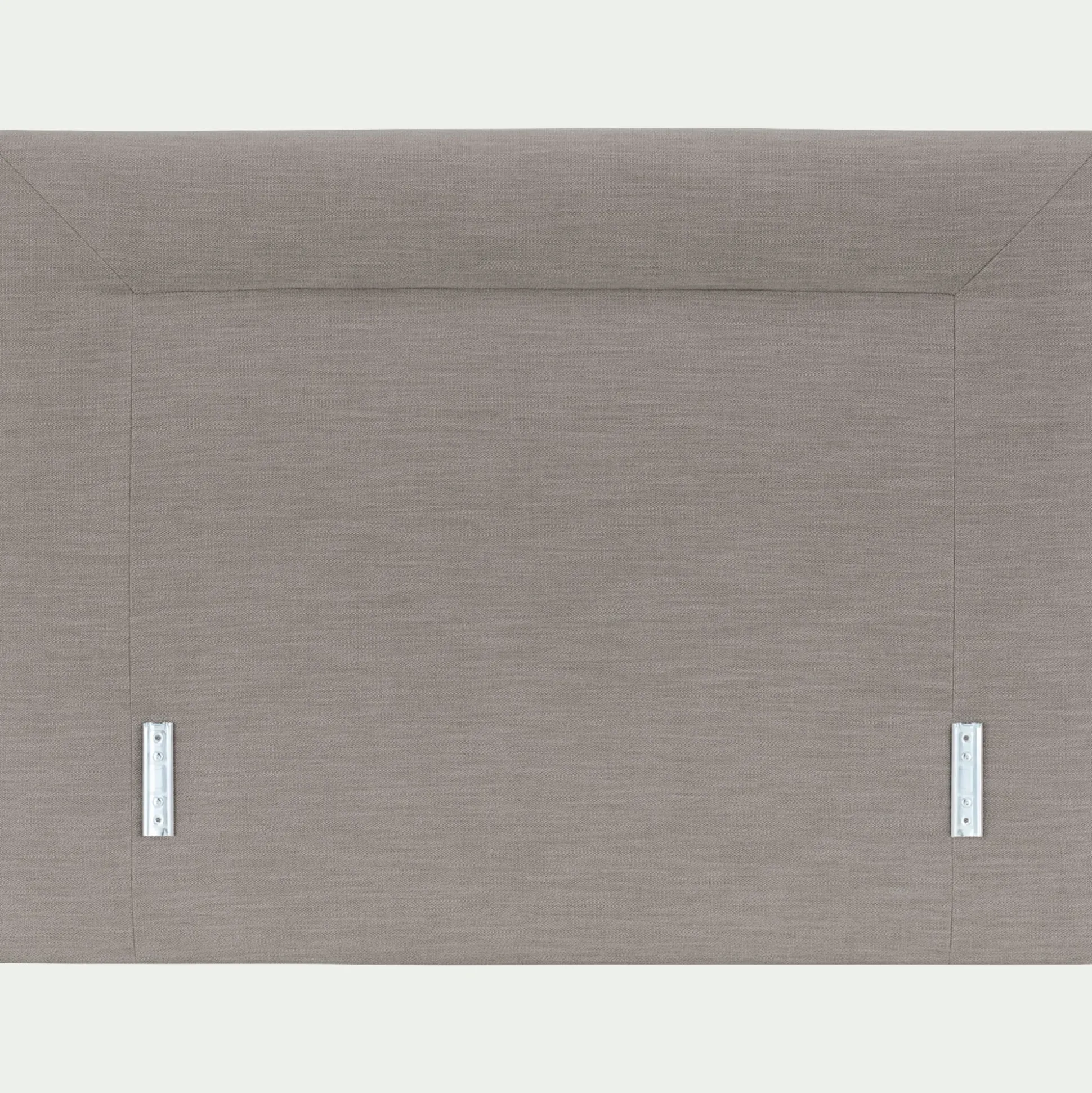 Tête de lit matelassée en tissu 160cm - gris granite