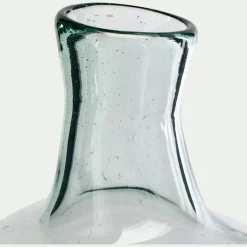 Vase boule en verre recyclé - transparent D32xH45cm