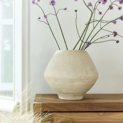 Vase classique en céramique H25cm - beige