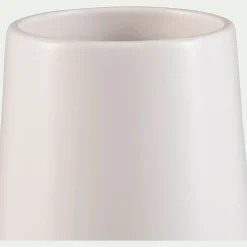 Vase classique en faïence H25cm - blanc ventoux