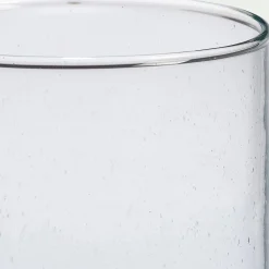 Vase cylindrique en verre recyclé D13xH35cm - transparent