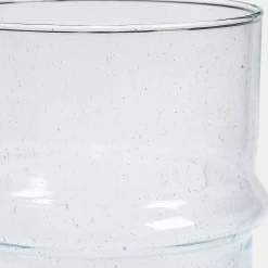 Vase cylindrique en verre recyclé D13xH28cm - transparent