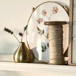 Vase en fer H9cm - doré