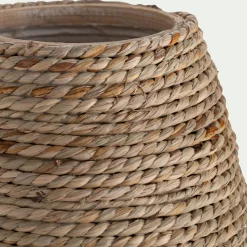 Vase en jonc de mer H23cm - naturel