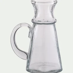 Vase pichet en verre H11cm - transparent