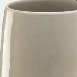 Vase tube en céramique H45cm - beige