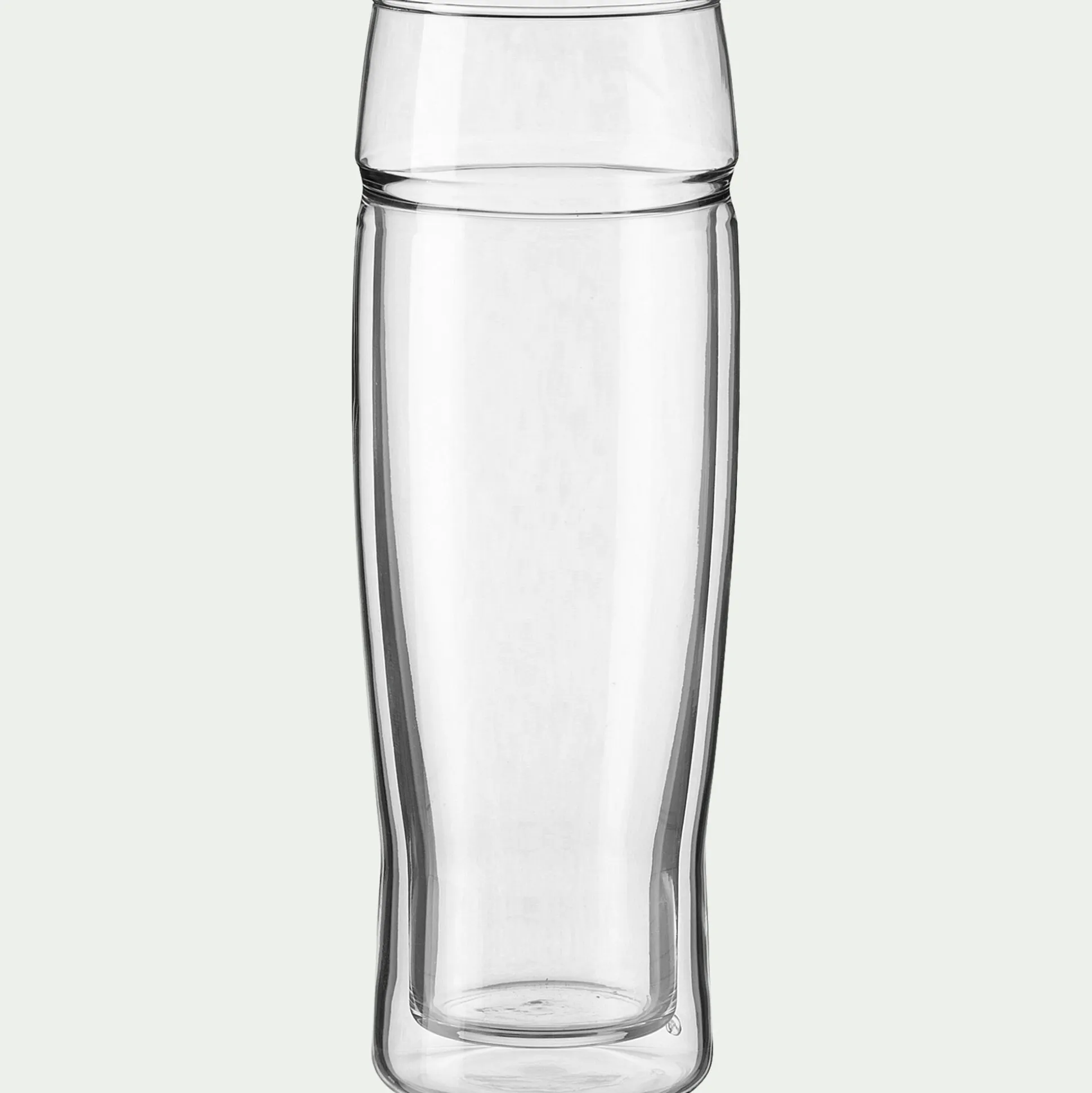 Verre à bière en verre borosilicate 50cl - transparent