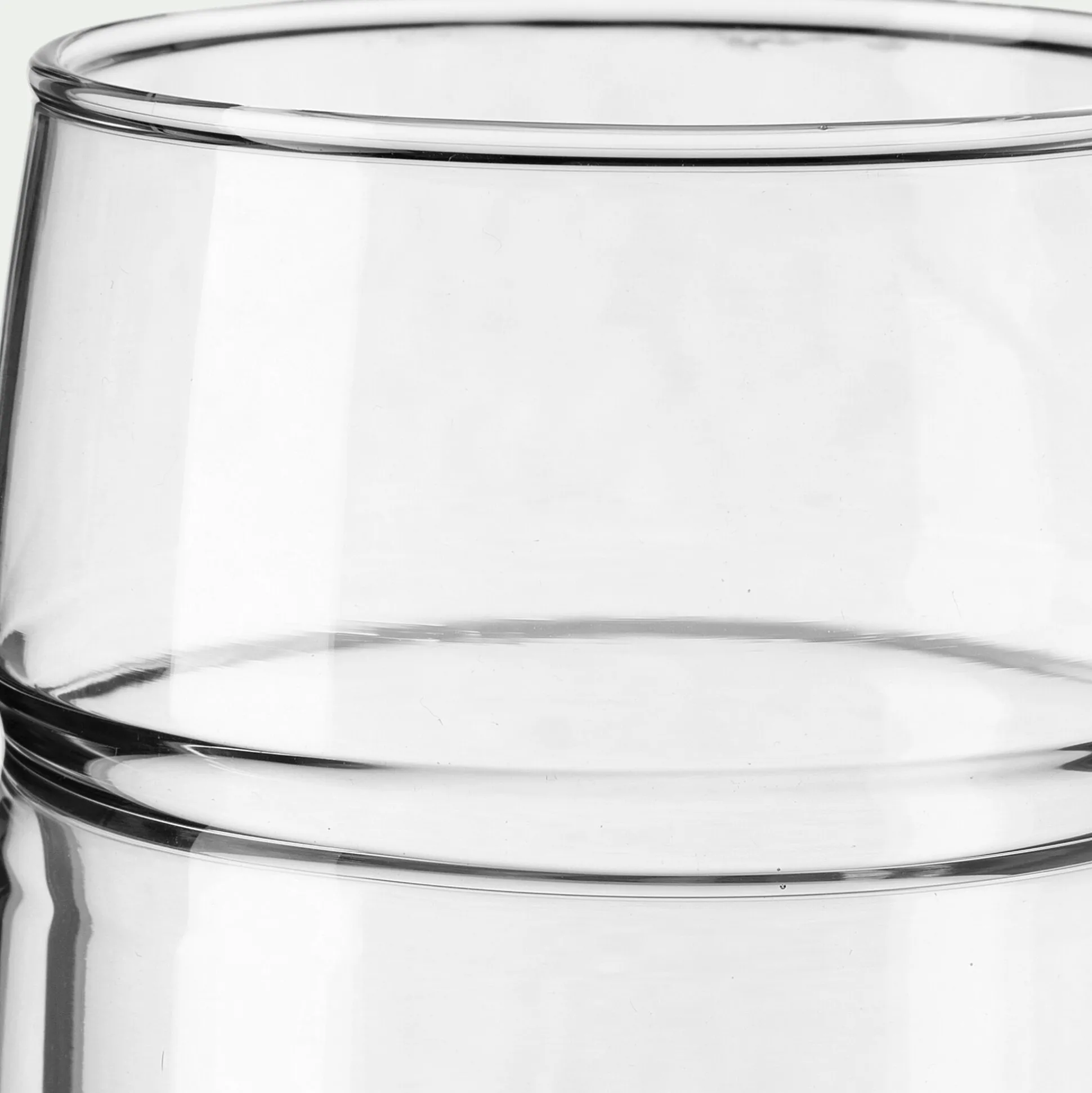 Verre à bière en verre borosilicate 50cl - transparent