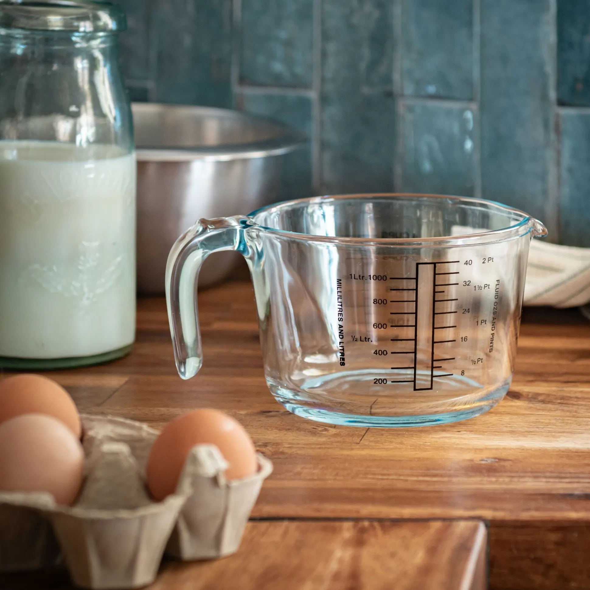 Verre à mesurer en verre borosilicate - transparent 1L