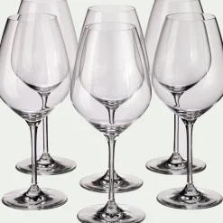 Verre à pied en cristallin 43cl - transparent