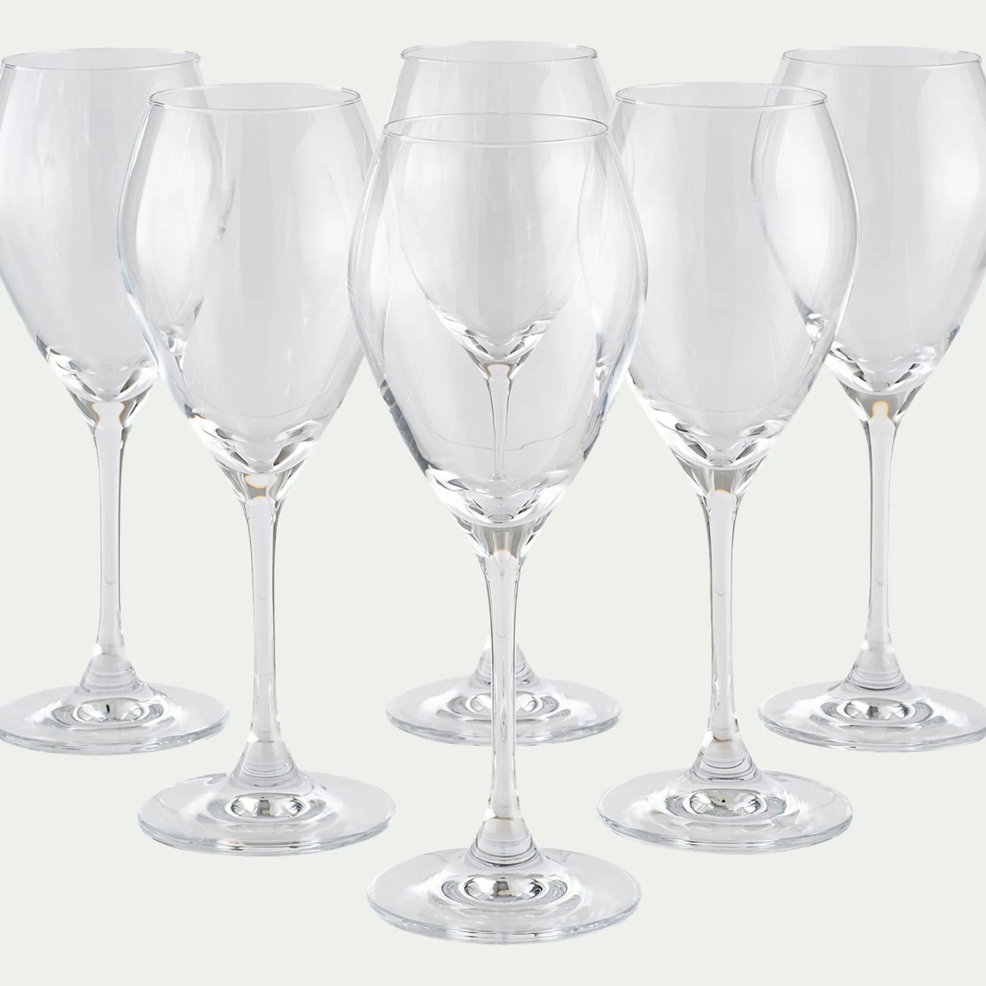 Verre à pied en verre 32cl - transparent