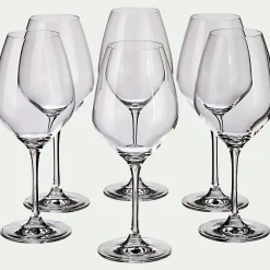 Verre à pied en verre 36cl - transparent