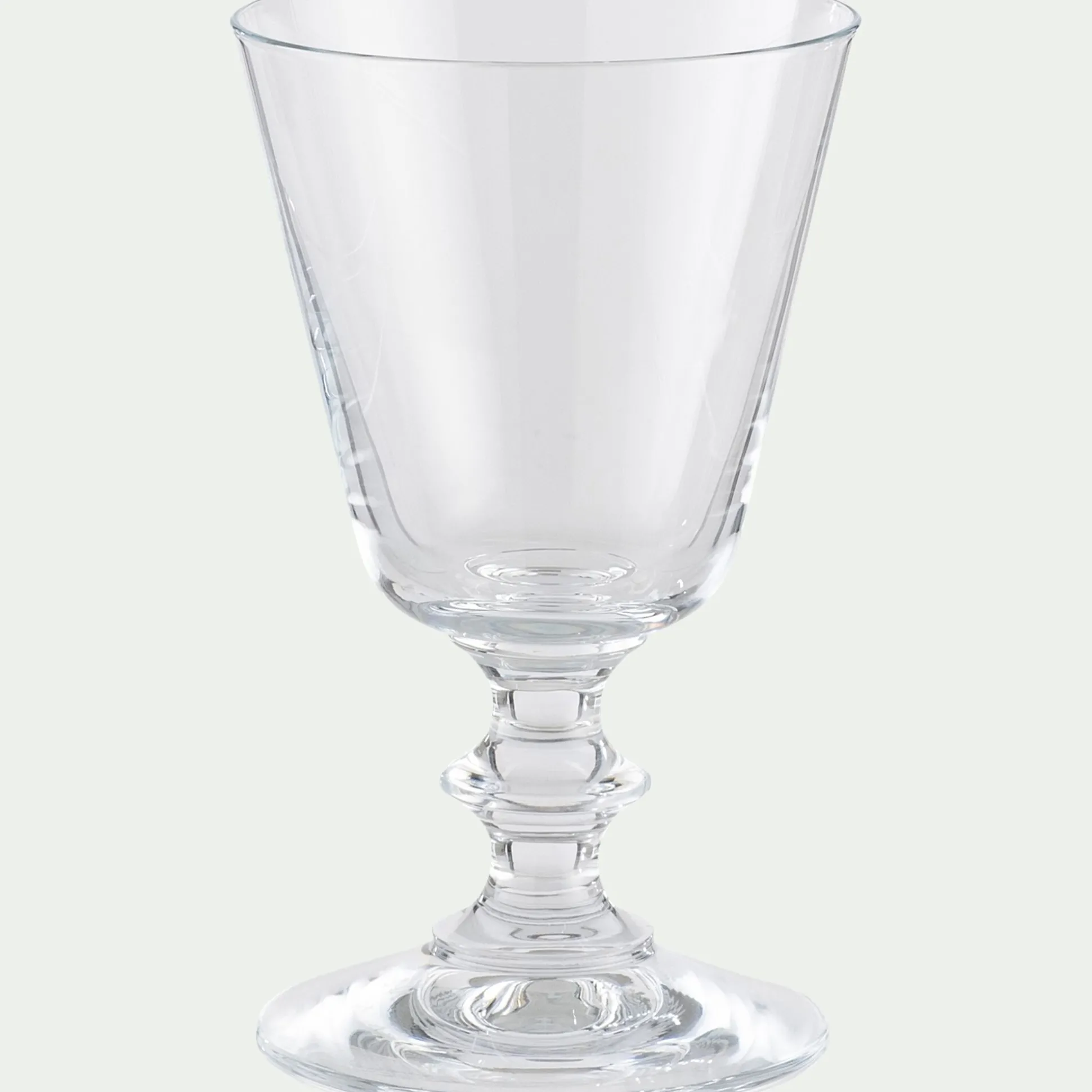 Verre à pied en verre 19cl - transparent