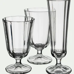 Verre à pied en verre 19cl - transparent