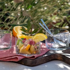 Verrine ronde en verre 28cl - transparent