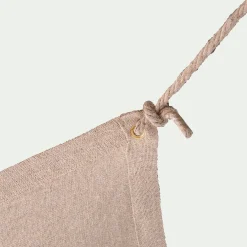 Voile d'ombrage carré en jute 3m - naturel